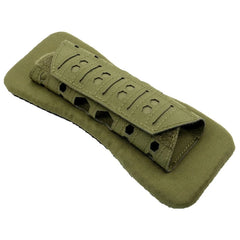 Laser Cutting Tactical Vest Shoulder Strap Pads Outdoor Backpack Breathable Mesh Cushion Shoulder Pad For Hunting Vest Army green