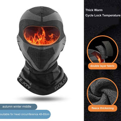 Winter Cycling Warm Scarf For Men And Women Double Layer With Fleece Thickened Cold Mask Windproof Ear Protector Head Cover Plush type; Medium DTJ19