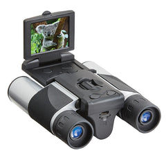 HD video camera starlight night vision bird watching telescope outdoor with screen binoculars digital telescope Micro-USB silver