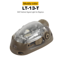 Hunting Airsoft Fishing Tactical Helmet Light - Red/Green/Blue/White/IR LED Strobe Signal Headlamp T