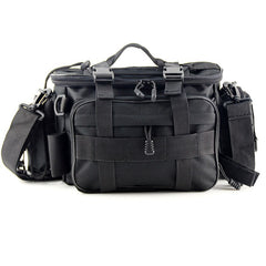 Multifunctional Waterproof Fishing Bag Outdoor Sports Waist Pack Fishing Lures Gear Storage Bag Single Crossbody Bags X448 Black