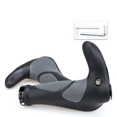 Mountain Bike Rubber Horn Handlebars Bicycle Handlebars Riding Bilateral Lock Vice Handle Horn Vice Handle (With Tool)