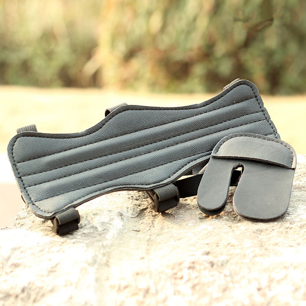 Bow and Arrow Equipment Arm Guard Finger Guard Set Retro Traditional Outdoor Sports Protective Gear Archery Accessories