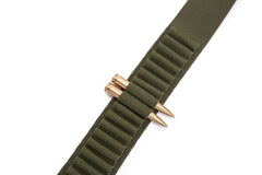 Outdoor Sports Tactical Bullet Belt 50 Holes Bulk Bullet Storage Belt Rifle Bullet Shooting Shoulder Strap