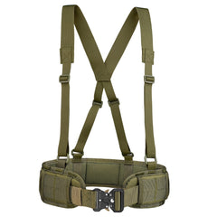 Multi Functional Quick Disassembly Tactical Belt Waist Cover Outdoor Training Cobra Belt Nylon Waist Belt Suit Black 1