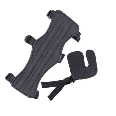 Bow and Arrow Equipment Arm Guard Finger Guard Set Retro Traditional Outdoor Sports Protective Gear Archery Accessories default title