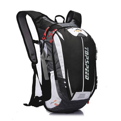 Outdoor Bicycle Riding Bag Men's and Women's Sports Camping Multifunctional Shoulder Bag Hiking Mountaineering Bag 18L Black