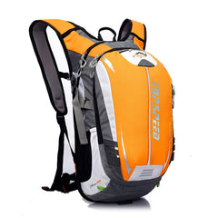 Outdoor Bicycle Riding Bag Men's and Women's Sports Camping Multifunctional Shoulder Bag Hiking Mountaineering Bag 18L Yellow