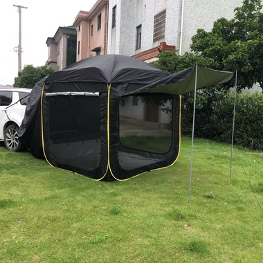 SUV Tailgate Tent – Vehicle-Mounted Trunk Tent for 5-8 People, All-Season Car Camping